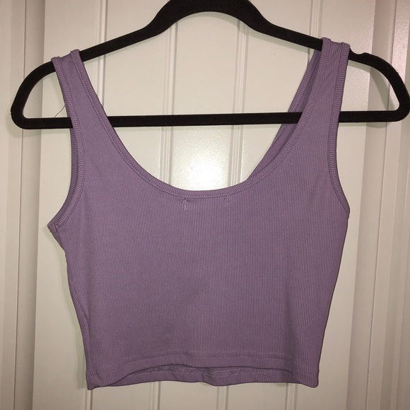 Purple cropped top size s - Picture 2 of 2